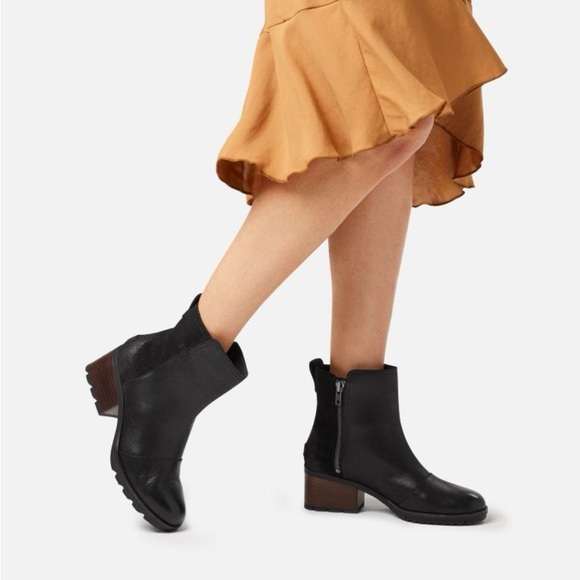 Sorel Women’s Cate Block Heel Bootie - Picture 2 of 15